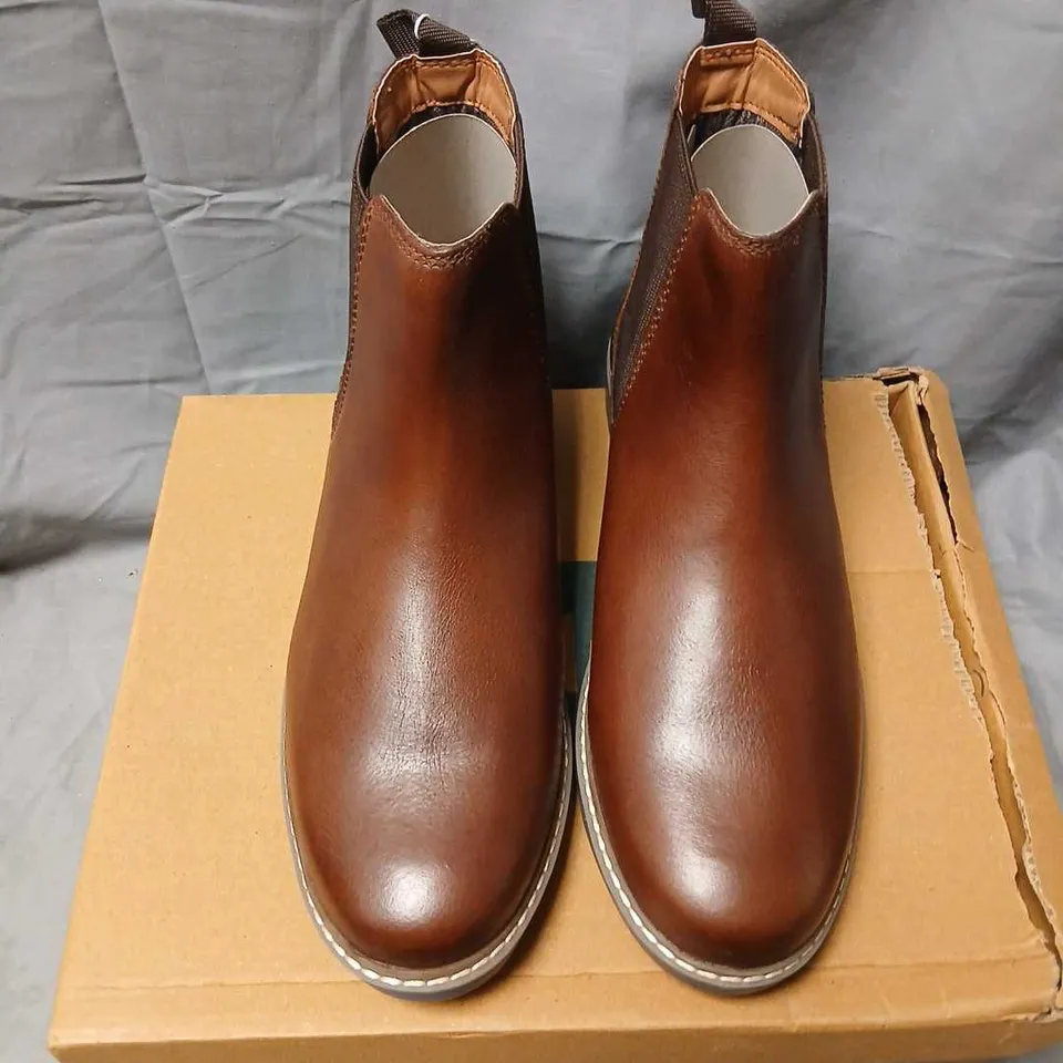 CRICK BAMFORD BROWN CHELSEA BOOTS – UK 9 (EU 43, US 10)