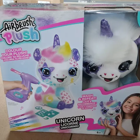 AIRBRUSH PLUSH- UNICORN 