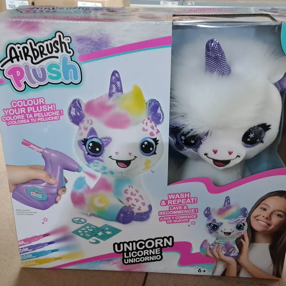 AIRBRUSH PLUSH- UNICORN 