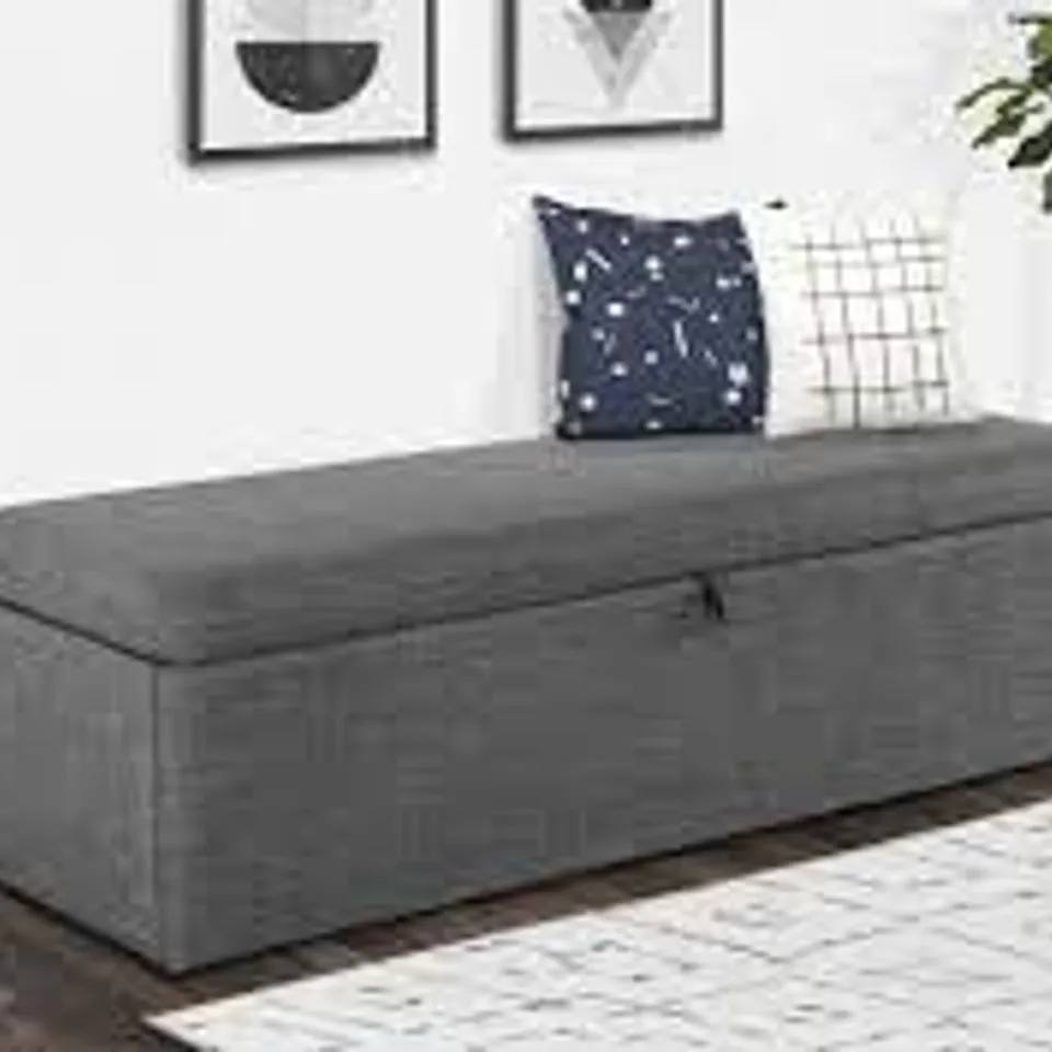 BOXED SORRENTO BLANKET BOX - SLATE