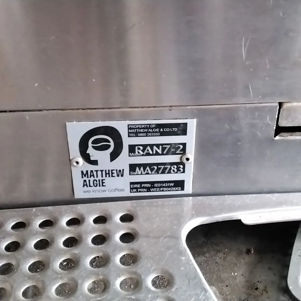 RANCILIO BARISTA 2 STATION COFFEE MACHINE 