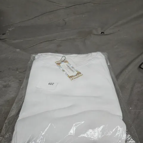 BOOHOO BE YOUR OWN SUGAR DADDY OVERSIZED SWEATER – ECRU, XL