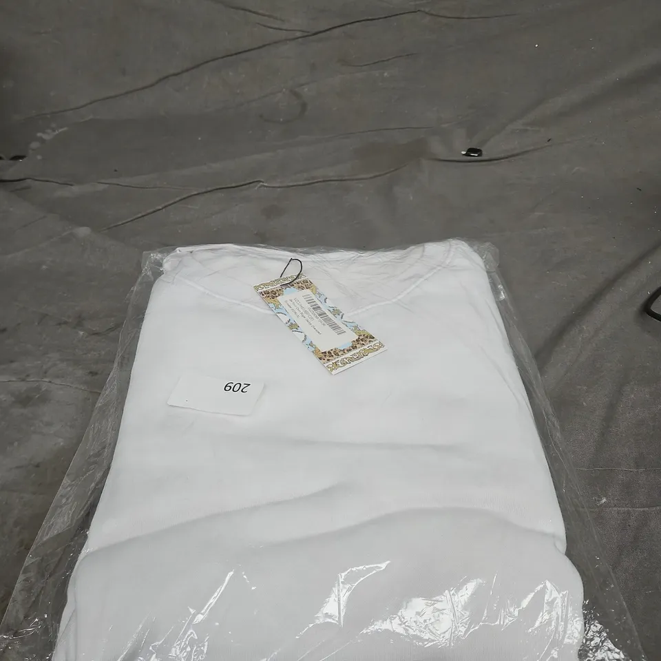 BOOHOO BE YOUR OWN SUGAR DADDY OVERSIZED SWEATER – ECRU, XL