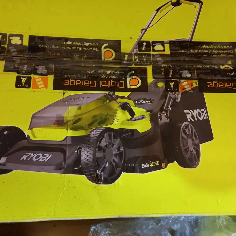 RYOBI RY18LM37A-140 18V ONE+ CORDLESS 37CM LAWNMOWER 