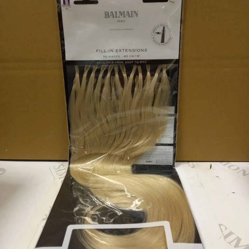 BALMAIN HUMAN HAIR FILL IN EXTENSIONS - BLONDE
