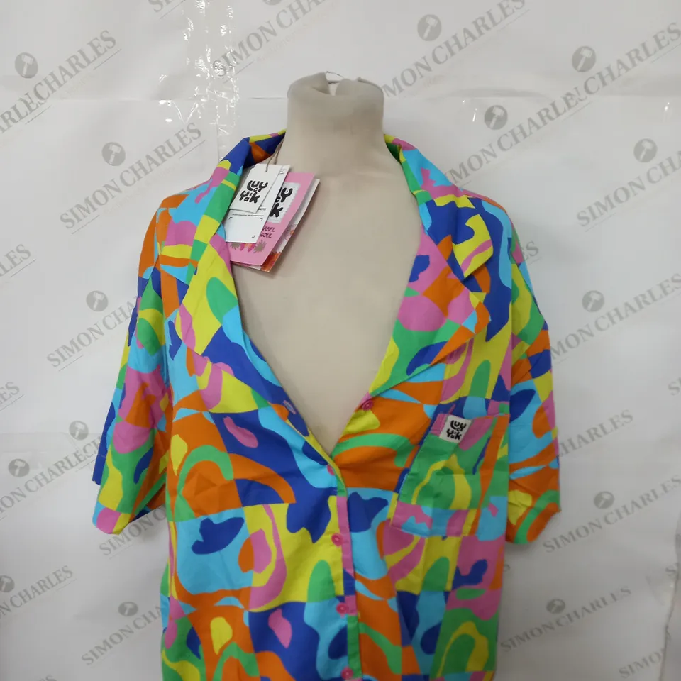 LUCY AND YAK SKYE PYJAMA SET SIZE M