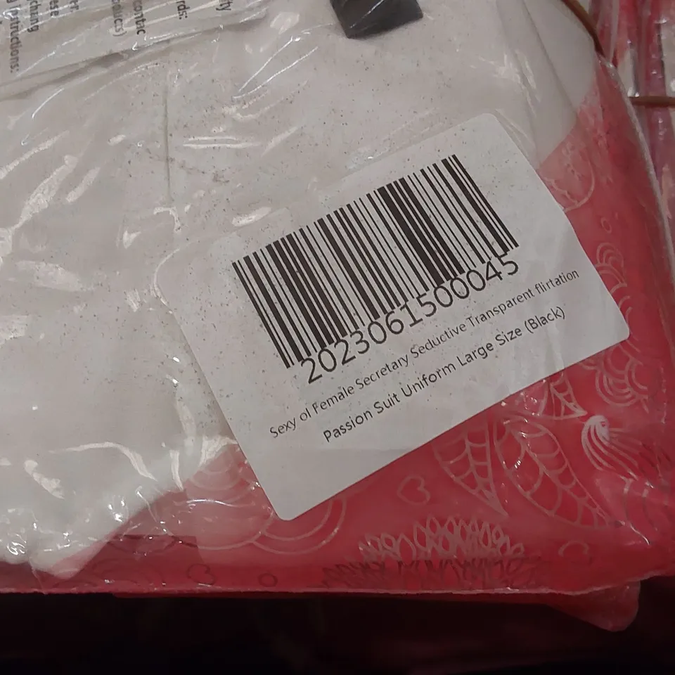 BOX CONTAINING A LARGE QUANTITY OF SEXY LINGERIE OUTFITS