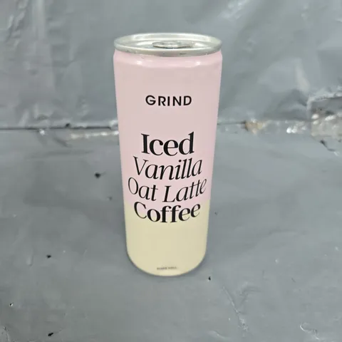 APPROXIMATELY 15 GRIND ICED VANILLA OAT LATTE COFFEE 250ML - COLLECTION ONLY