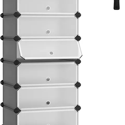 BOXED SONGMICS SHOE CABINET WITH 10 COMPARTMENTS