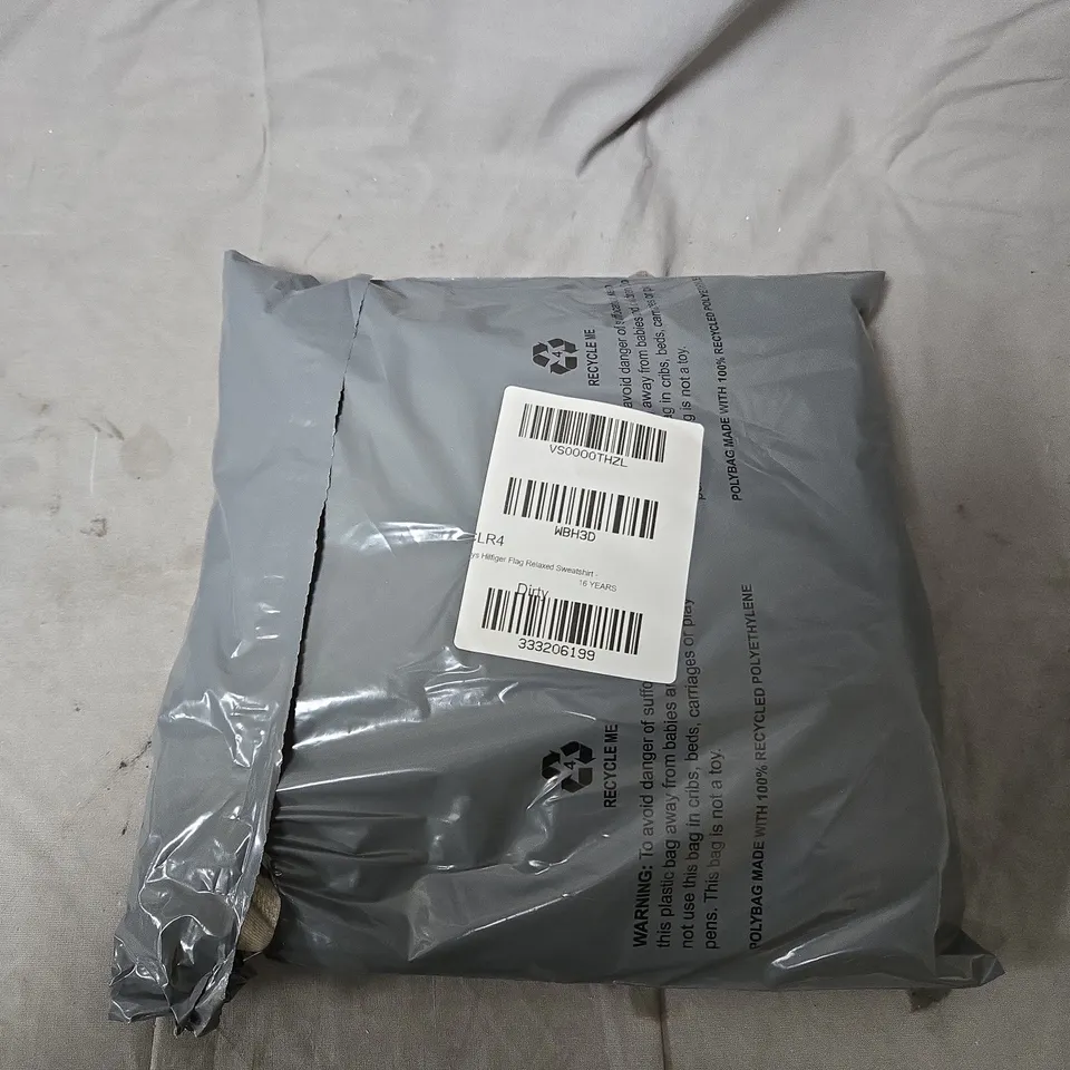 TOMMY HILFIGER FLAG RELAXED SWEATSHIRT, GREY, 16 YEARS