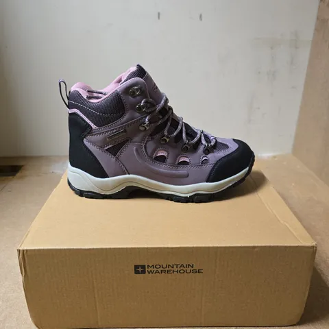 MOUNTAIN WAREHOUSE ADVENTURER WOMEN’S WATERPROOF WALKING BOOTS – LILAC, UK 6