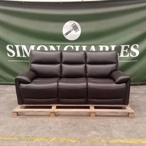 QUALITY DESIGNER 3 SEATER LEATHER SOFA