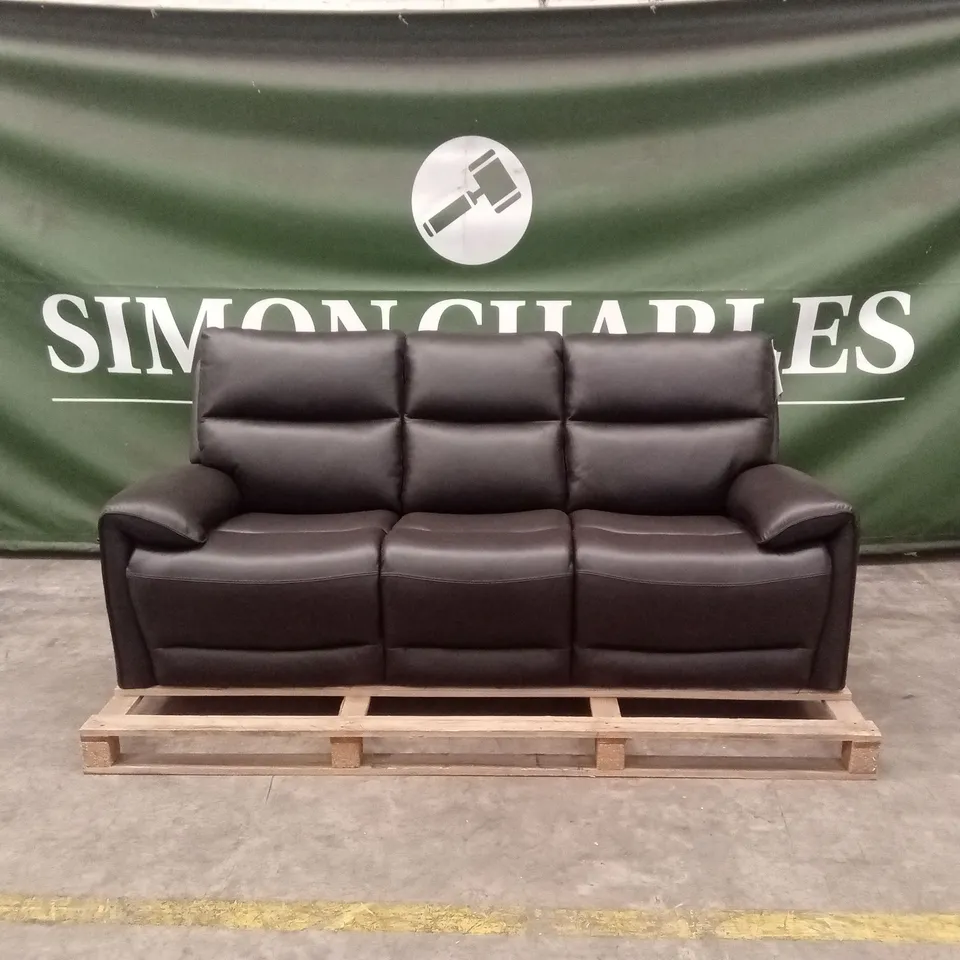 QUALITY DESIGNER 3 SEATER LEATHER SOFA