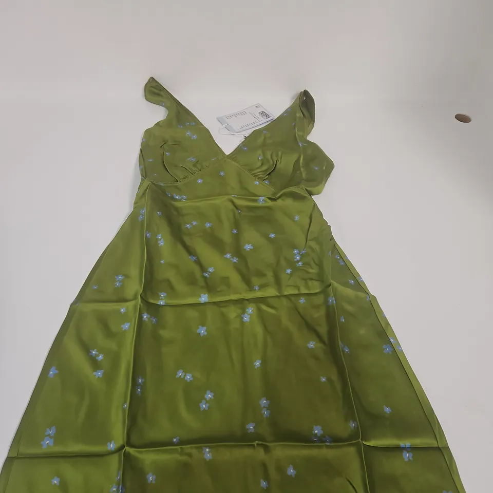 &OTHER STORIES GREEN FLORAL DRESS - 8