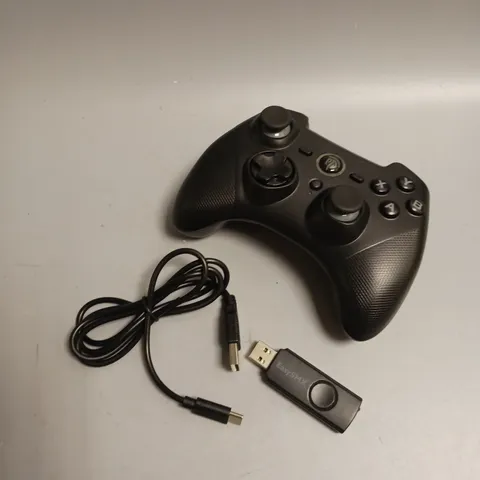 EASYSMX GAMING CONTROLLER BLACK MODEL ESM-9101 INCLUDES CHARGING CABLE AND USB STICK