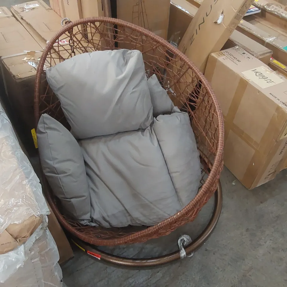 TRAVIS SWING CHAIR WITH STAND // MISSING PARTS/BROKEN (2 ITEMS)