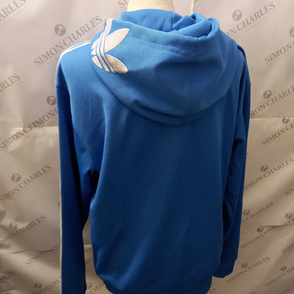 ADIDAS ORIGINAL ZIPPED JACKET SIZE L
