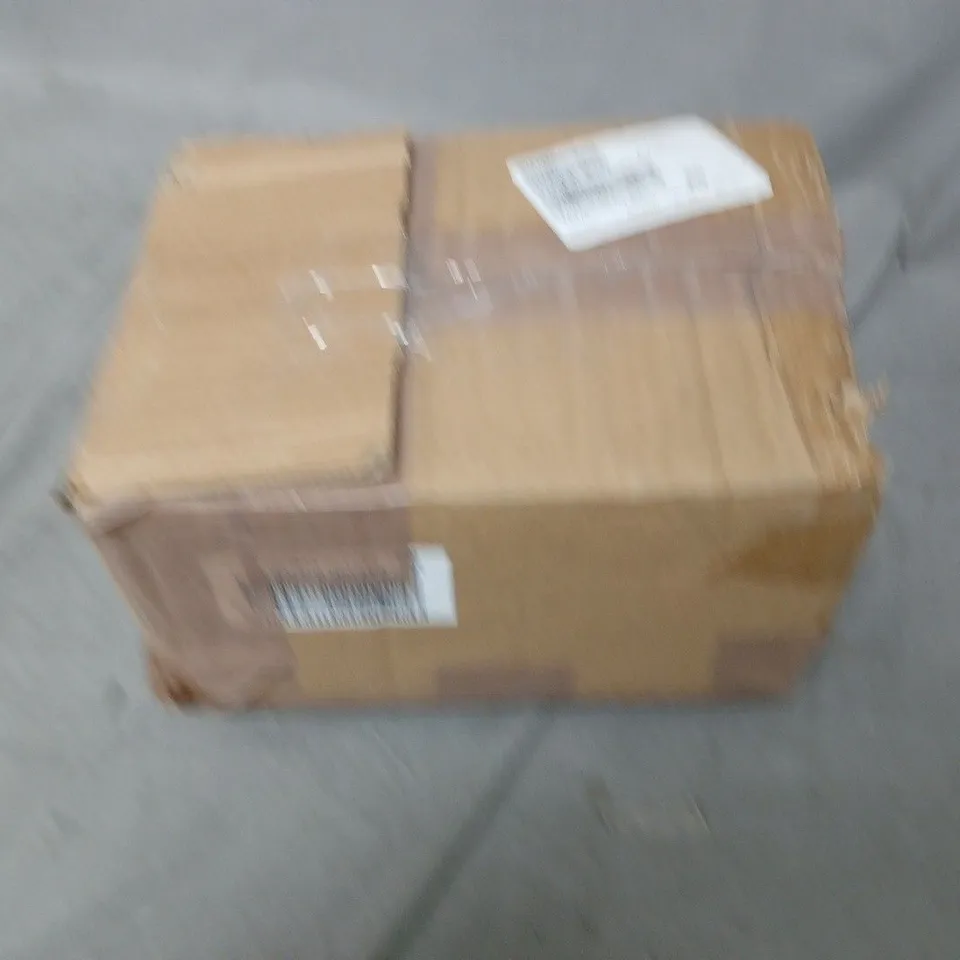 HOME STORIES SET OF 2 PRE LIT WHITE CERAMIC GOLD BOW PRESENT DECOR