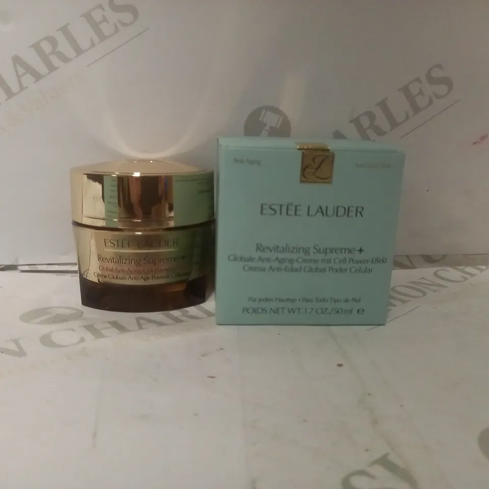 BOX OF APPROX. 13 ESTÉE LAUDER GESICHTSCREME REVITALIZING SUPREME+ 50 ML
