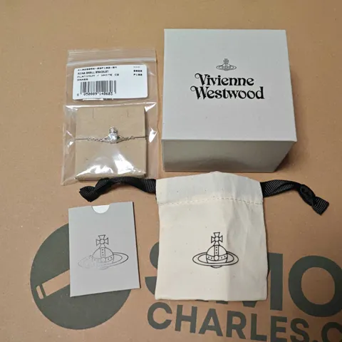 BOXED VIVIENNE WEST WOOD REINA SMALL BRACELET