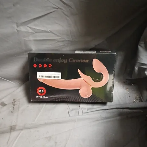 DOUBLE ENJOY CANNON – 13.5" PINK SEX TOY (BOXED)