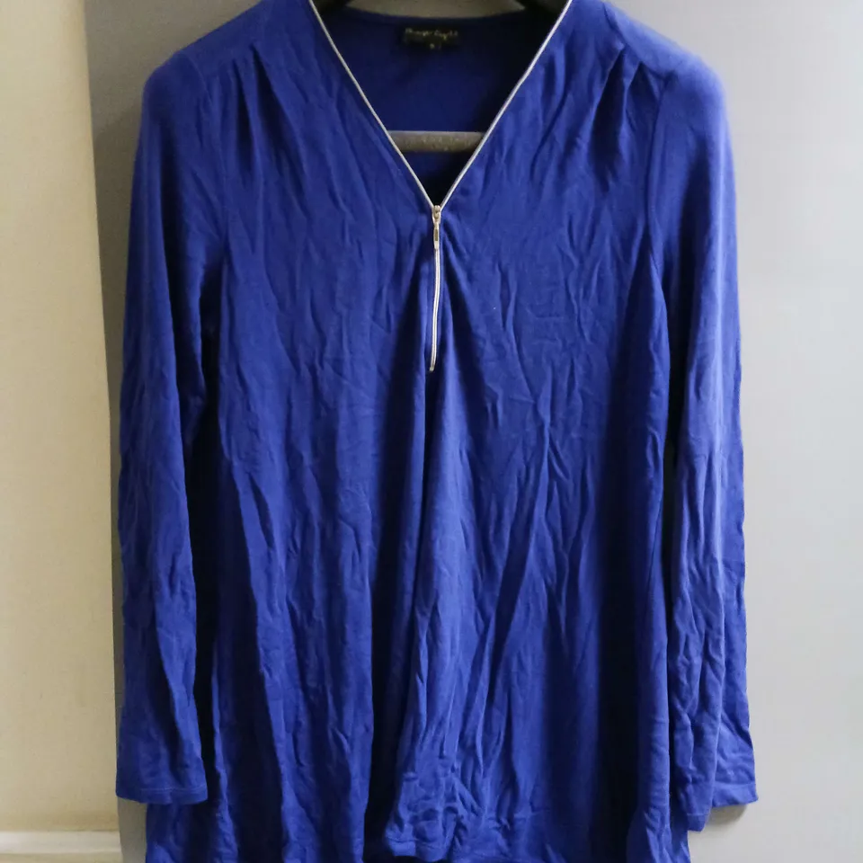 PHASE EIGHT LADIES PLACKET TUNIC COBALT SIZE 14