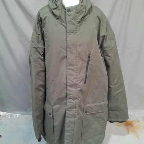 BIGDUDE COAT IN DARK KHAKI SIZE 7XL