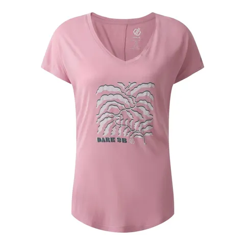 BRAND NEW DARE 2B WOMEN'S SERENE T-SHIRT IN LILAS SIZE UK 18
