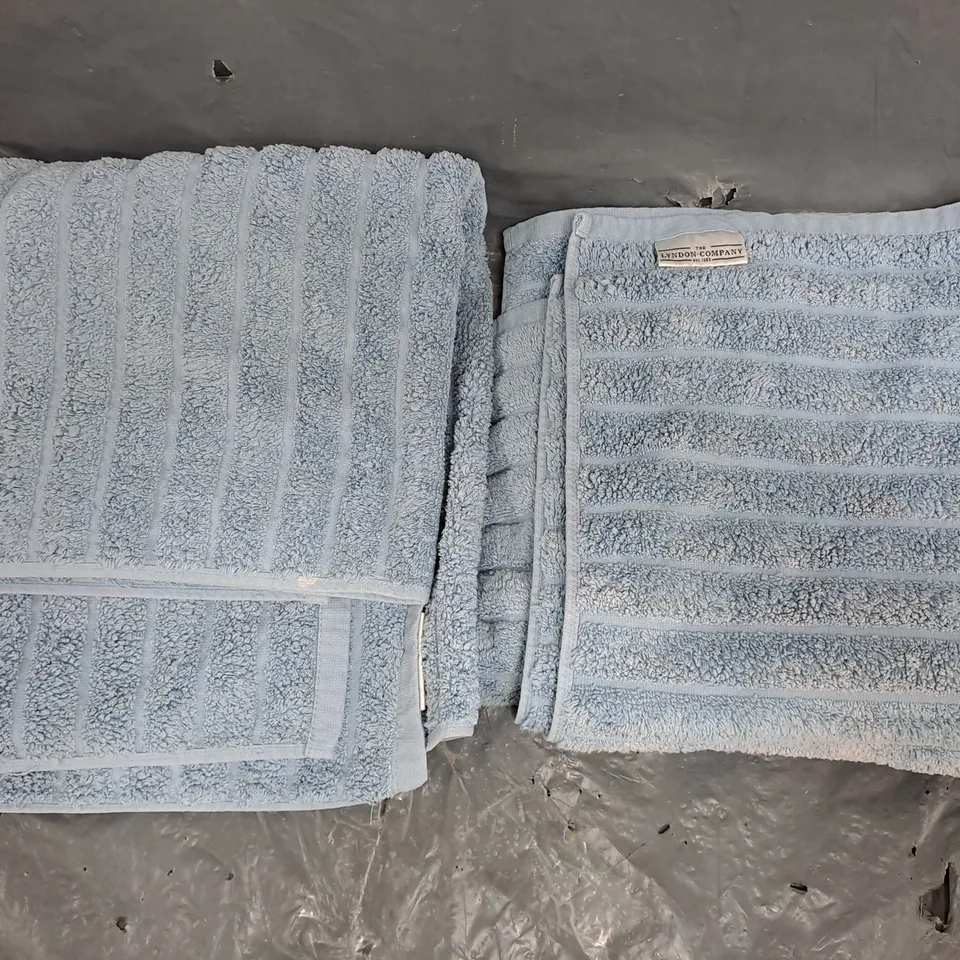 THE LYNDON CO RIBBLETON COTTON BATH TOWELS