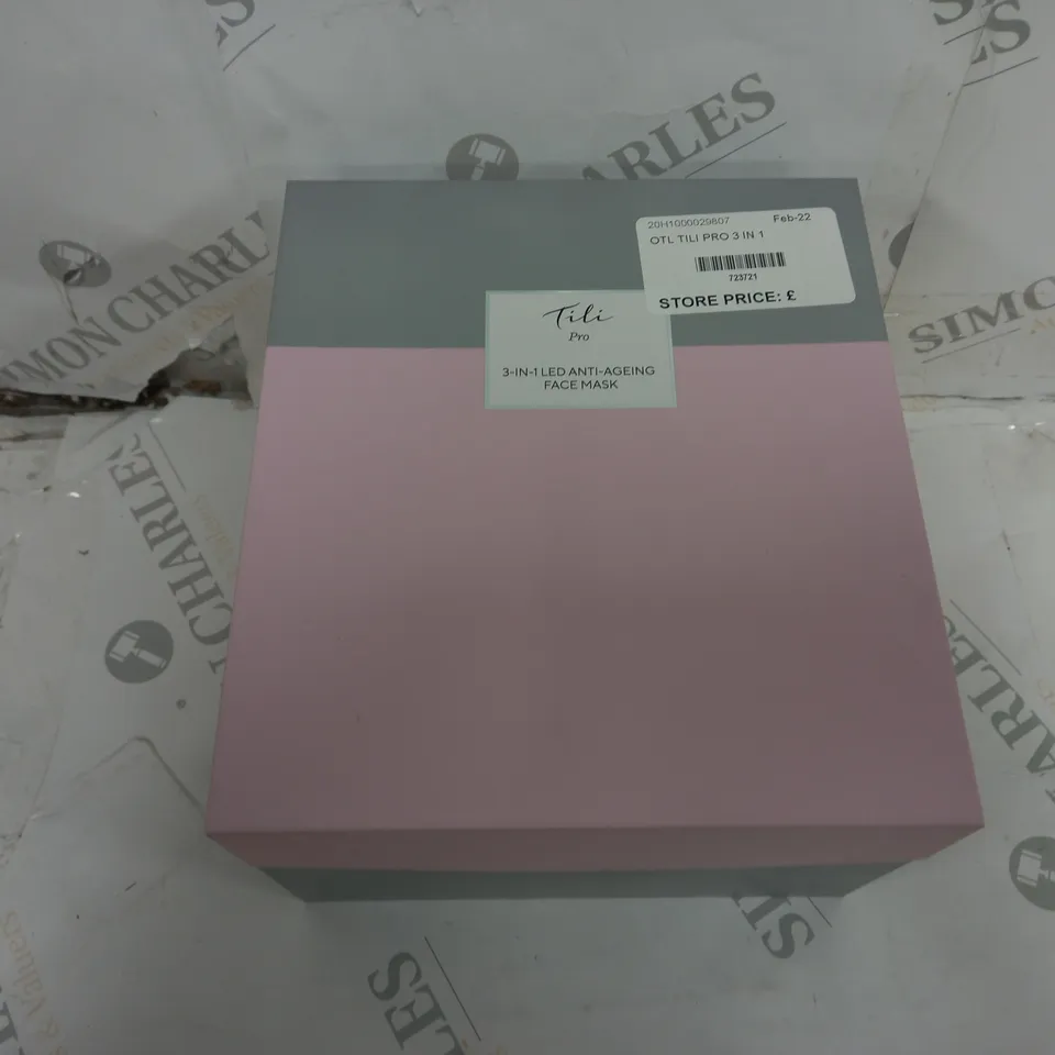BOXED TILI 3 IN 1 ANTI-AGEING FACE MASK
