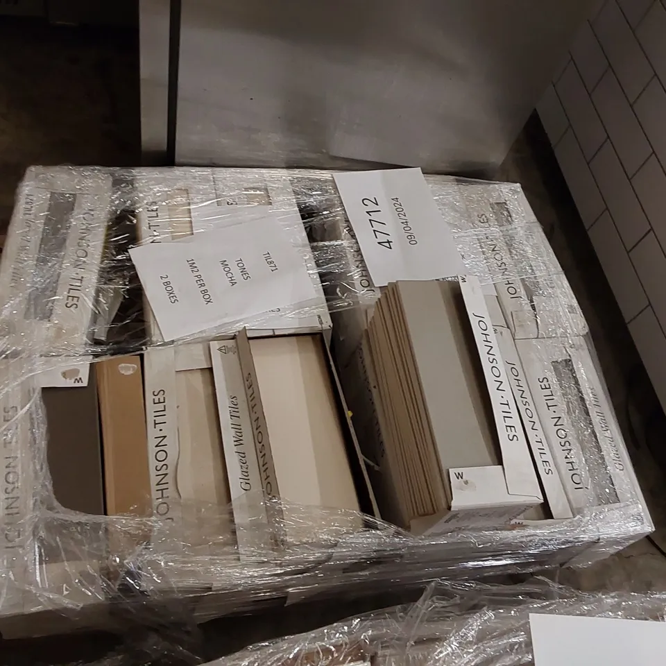 PALLET OF ASSORTED JOHNSON TILES TO INCLUDE;