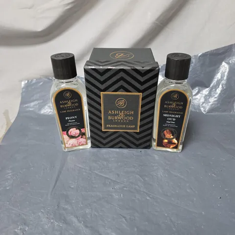 ASHLEIGH & BURWOOD LONDON FRAGRANCE LAMP SET BOXED