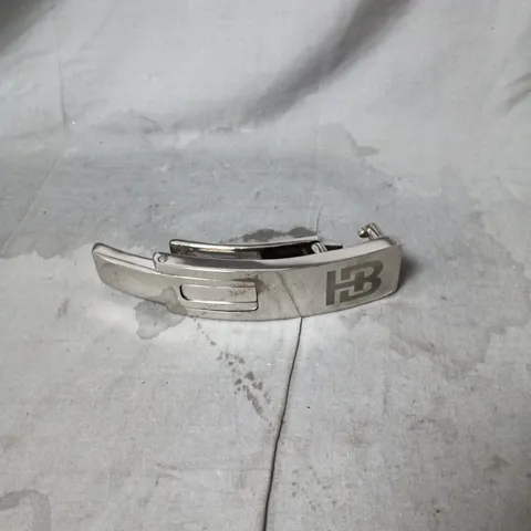 HB SILVER BUCKLE BELT BUCKLE – BOXED