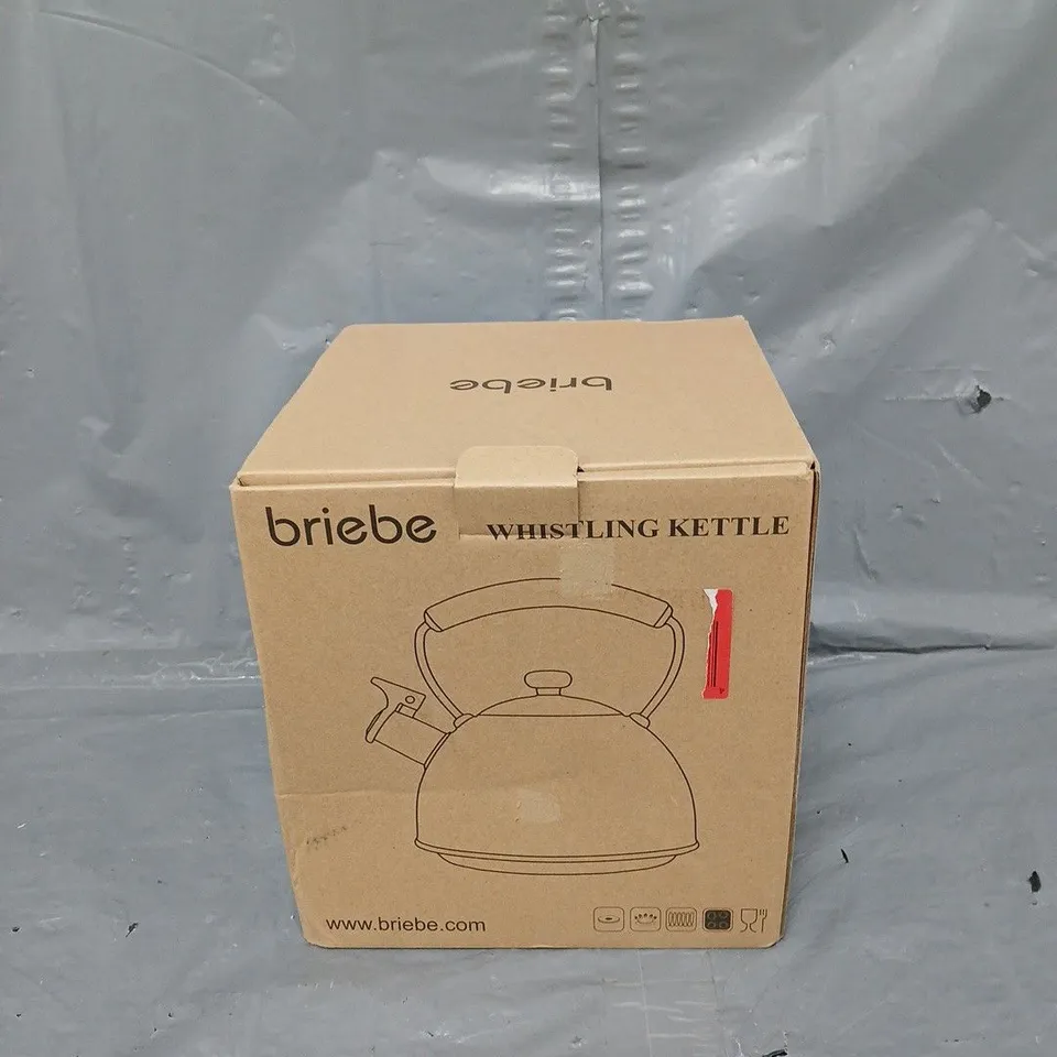 BOXED BRIEBE WHISTLING KETTLE - YELLOW 