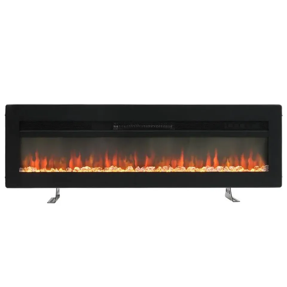 BOXED WARMIEHOMY BLACK ELECTRIC FIREPLACE (1 BOX)
