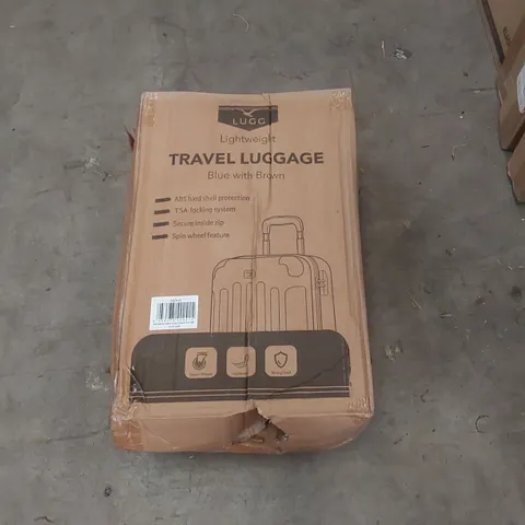 BOXED LUGG LIGHTWEIGHT TRAVEL SUITCASE