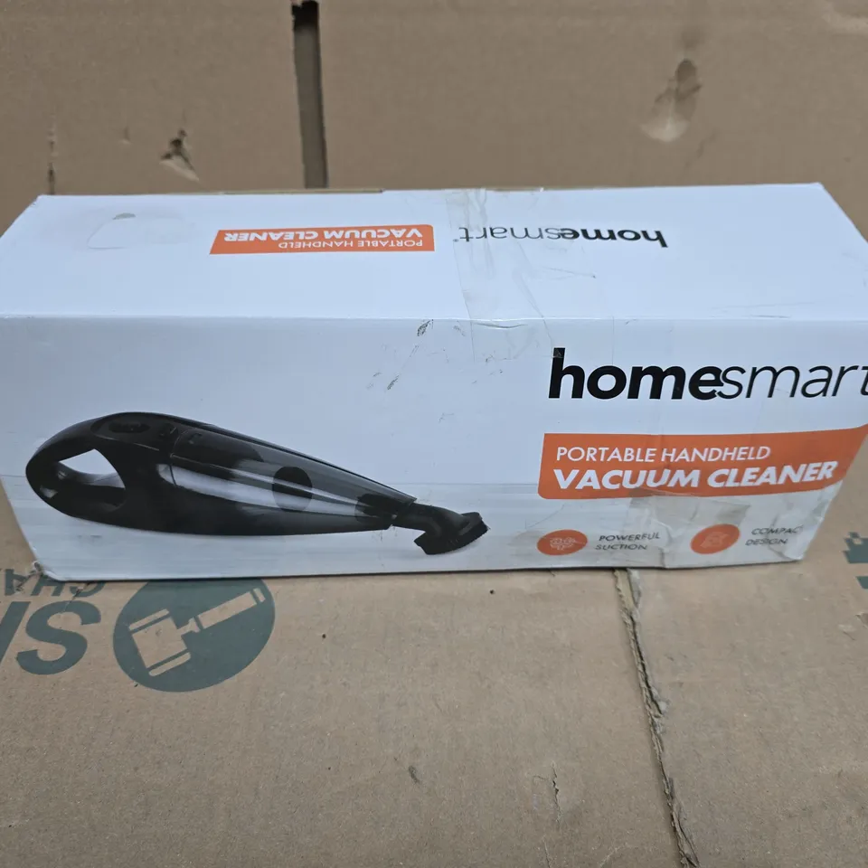 BOXED HOMESMART PORTABLE HANDHELD VACUUM CLEANER – BLACK