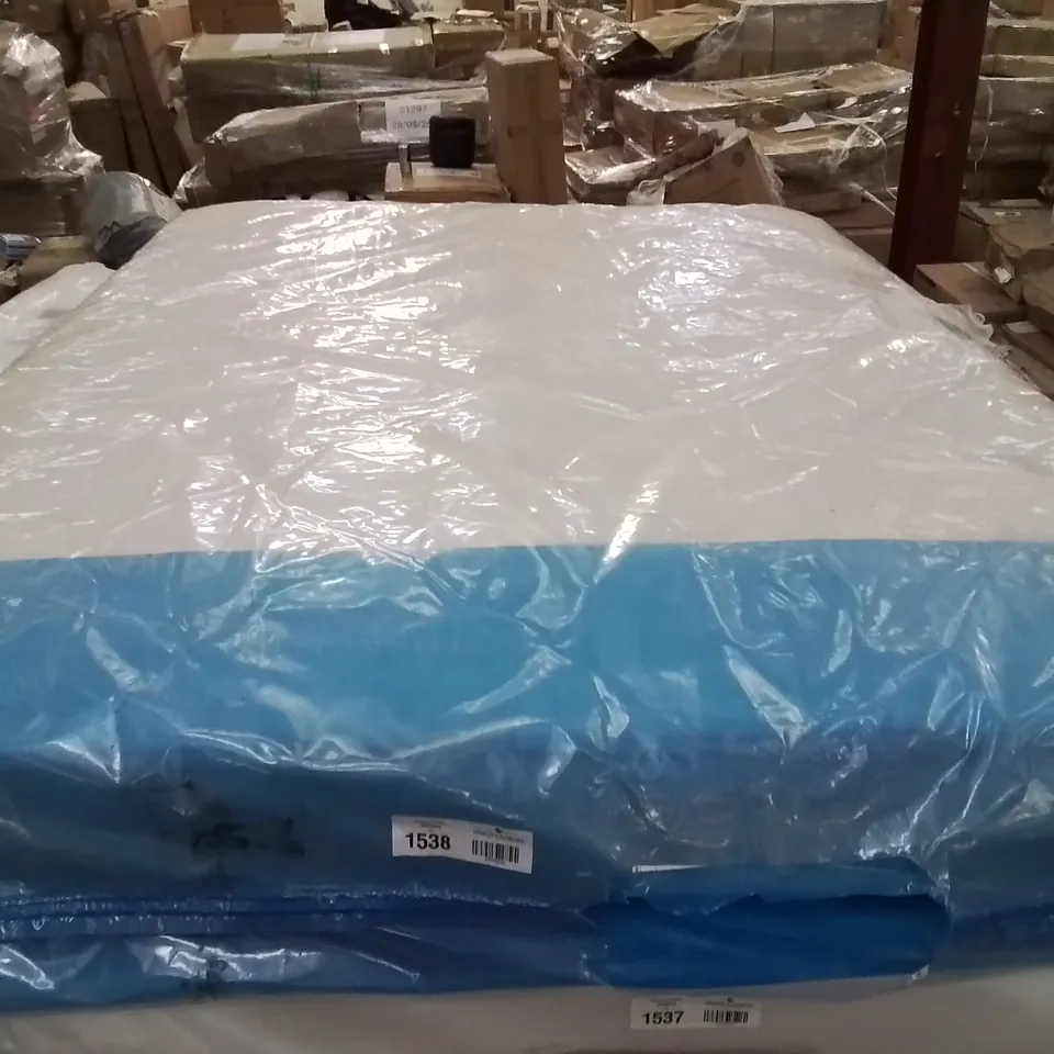 QUALITY BAGGED DOUBLE 135cm AIRSPRUNG LUXURY QUILTED MEDIUM MATTRESS RRP £229