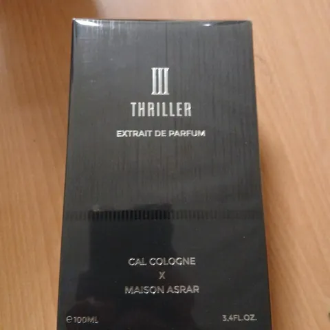 BOXED AND SEALED III THRILLER EXTRAIT DE PARFUM CAL COLOGNE X MAISON ASRAR 100ML