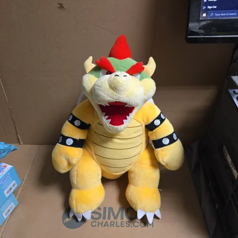 BUILD-A-BEAR SUPER MARIO BOWSER PLUSH 