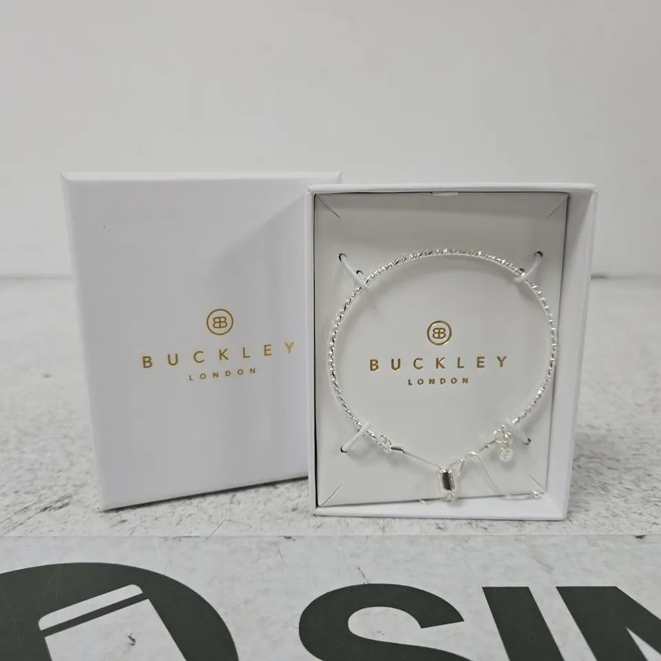 BUCKLEY LONDON BRACELET – SILVER TONE, BOXED