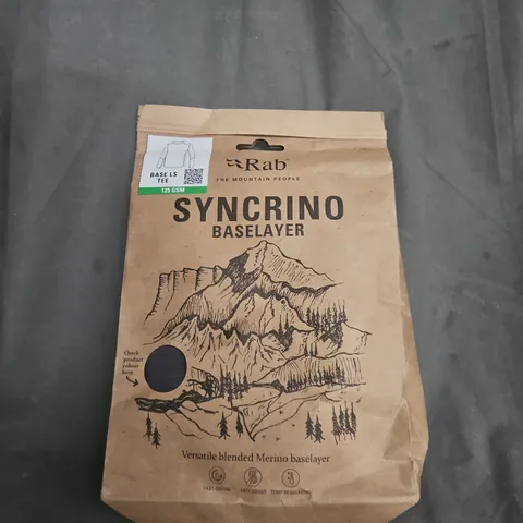 RAB THE MOUNTAIN PEOPLE BASELAYER BASE LS TEE – 125 GSM