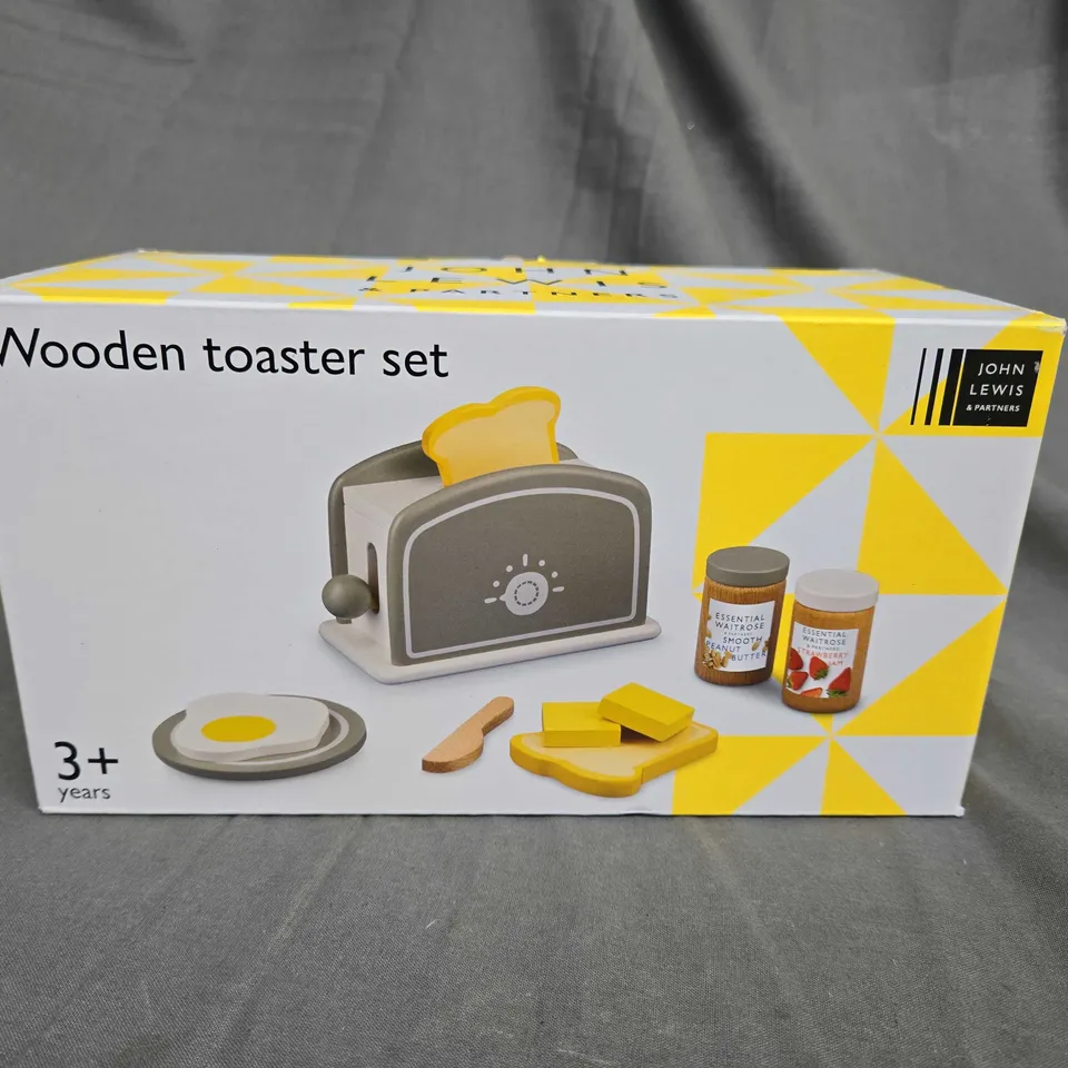 JOHN LEWIS - WOODEN TOASTER SET