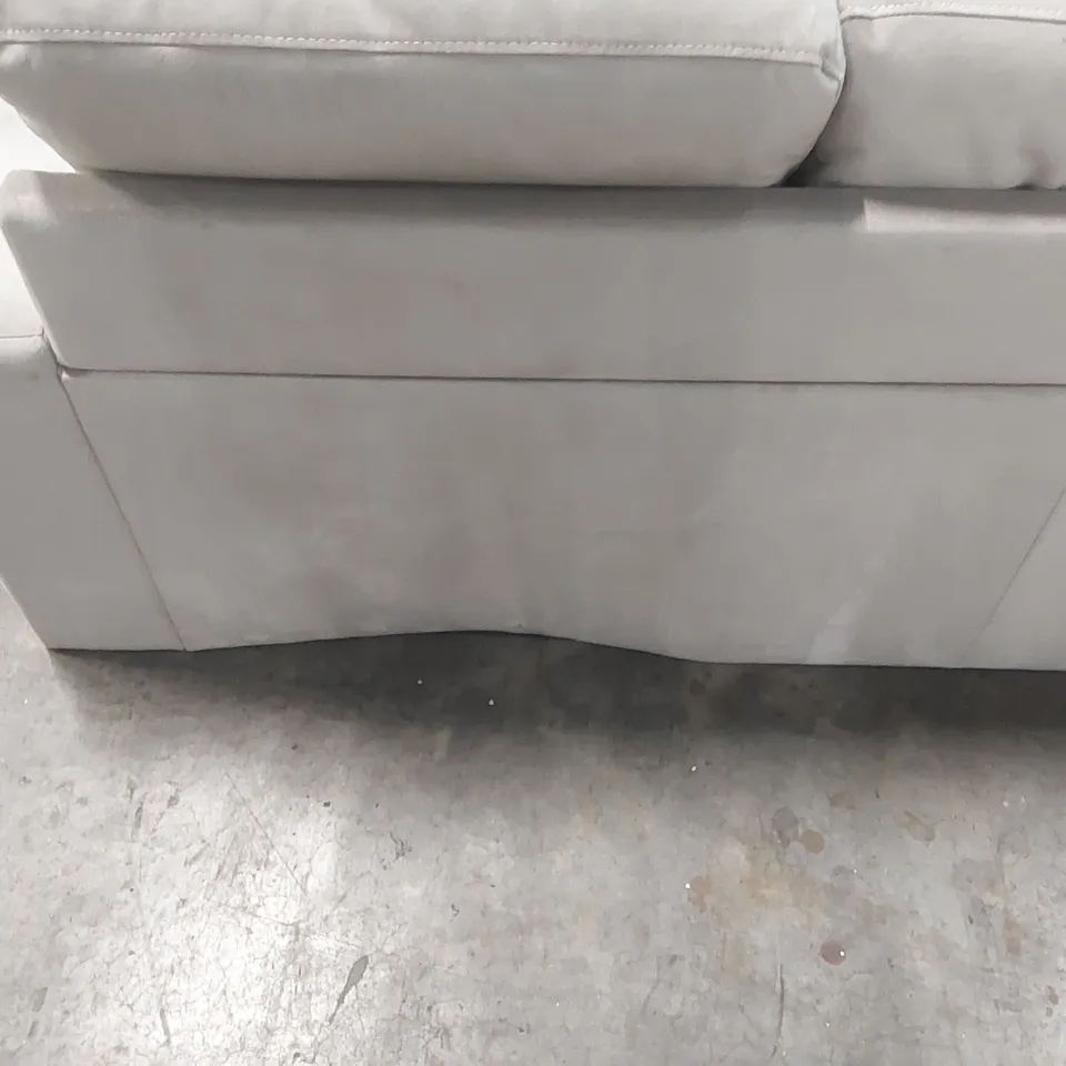 QUALITY DESIGNER FABRIC UPHOLSTERED L-SHAPED CORNER SOFA 