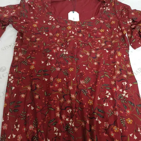 SEASALT CORNWALL ST MARTIN DRESS BLOOM JAM - UK 20