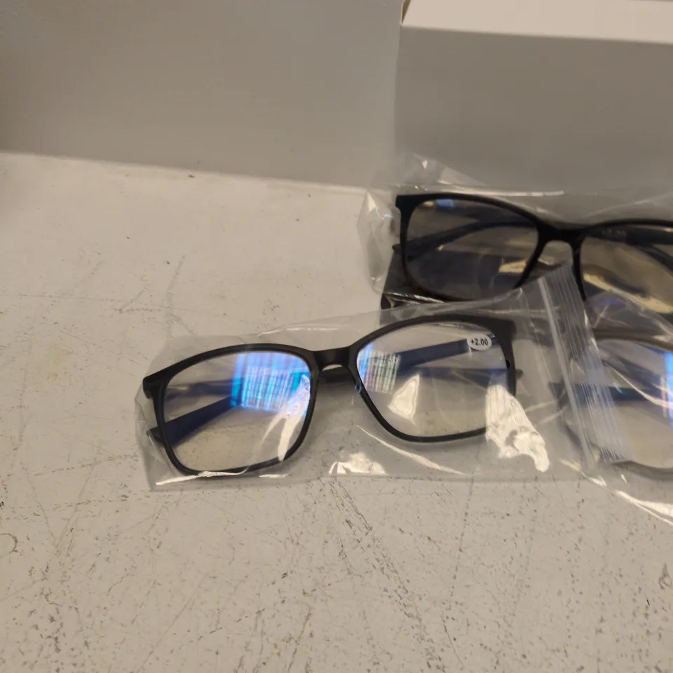 Three Pack Reading Glasses – Black Frames, +2.00D (47M)