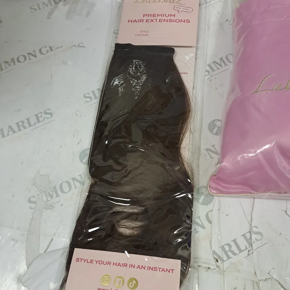 BOX OF LULLA BELLZ ASORTED HAIR EXTENSIONS