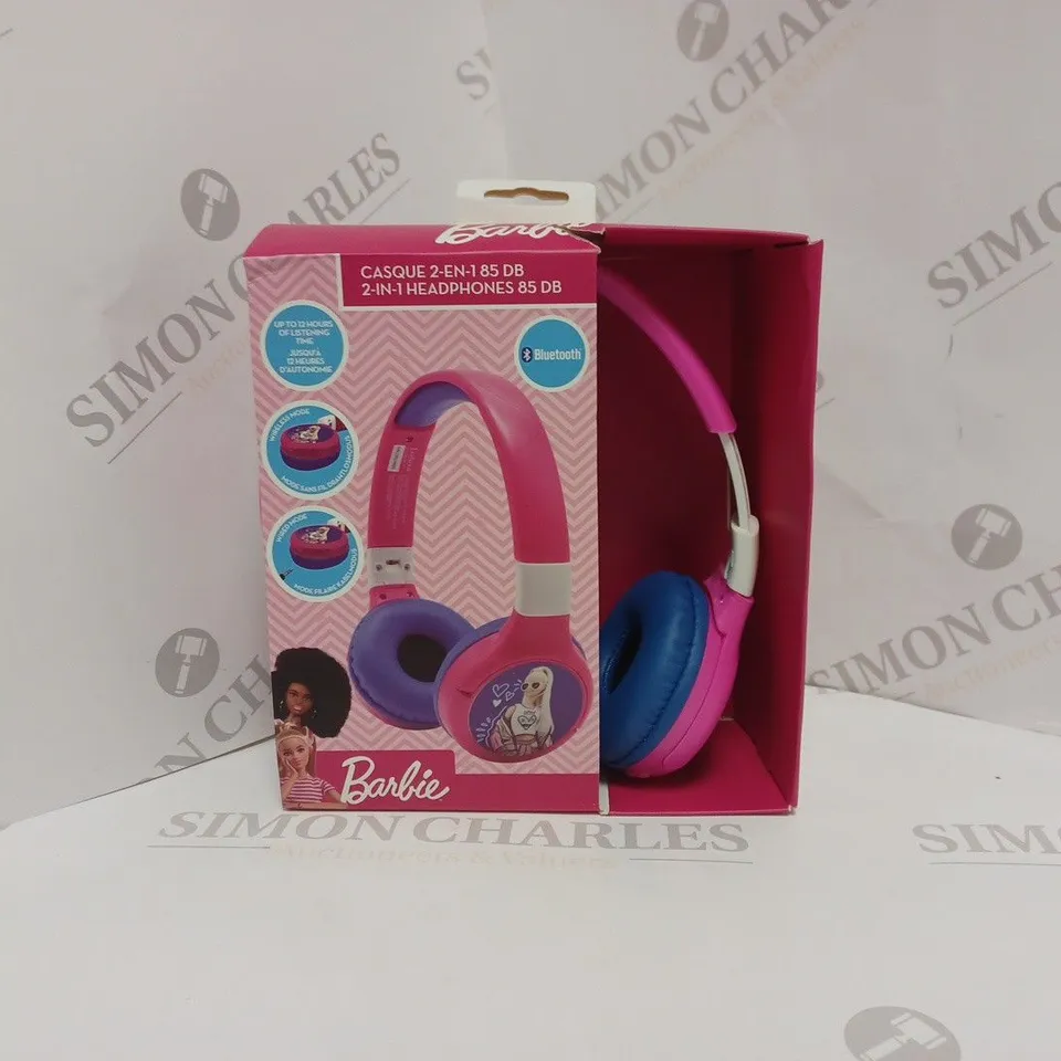 BOXED BARBIE 2-IN-1 HEADPHONES  RRP £24.99