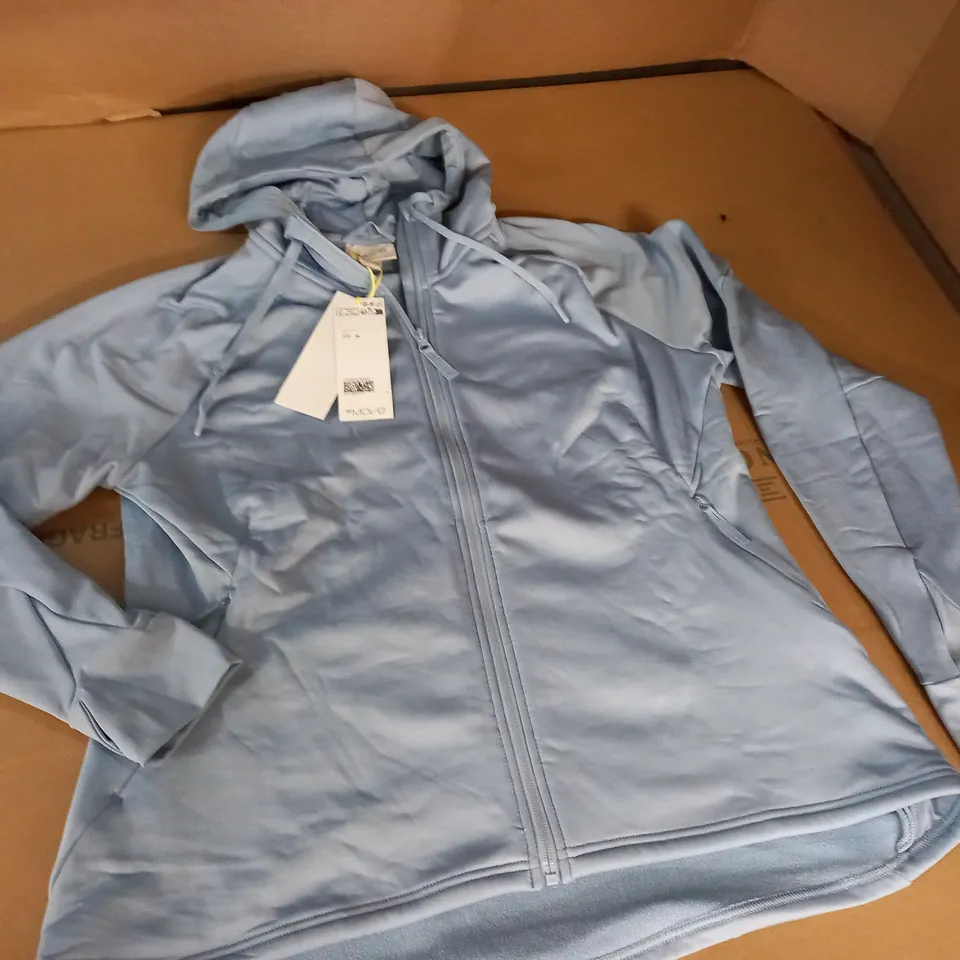 H&M MOVE BLUE ZIP THROUGH HOODIE - XL