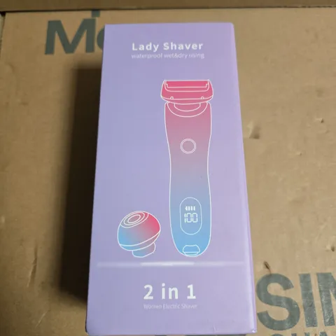 LADY SHAVER 2 IN 1 WOMEN'S ELECTRIC SHAVER - BOXED 